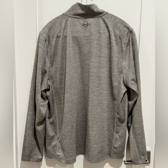 Vineyard Vines Performance Pullover Top Mens Large L Gray 1/2 Zip A15 golf - Picture 6 of 9